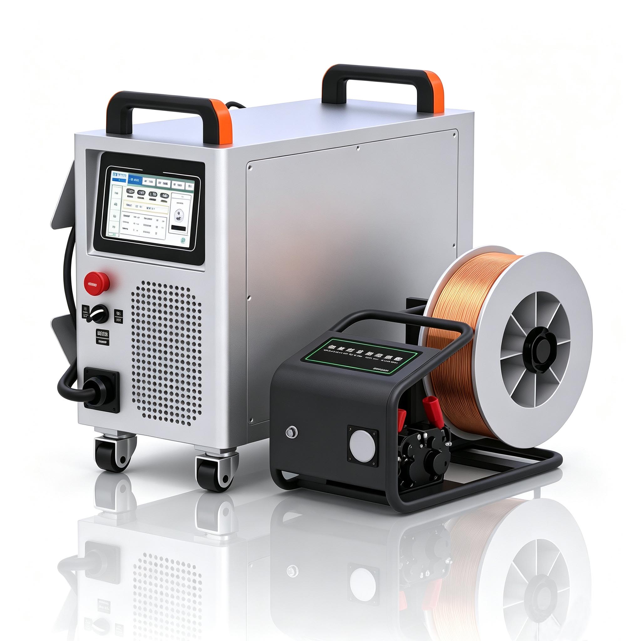 3000W 3-i-1 Split Typ Luftkyld Handhållen Fiber Lasersvetsmaskin