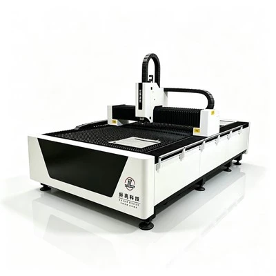 Hög precision 2kW fast-bordsfiberlaserskärmaskin